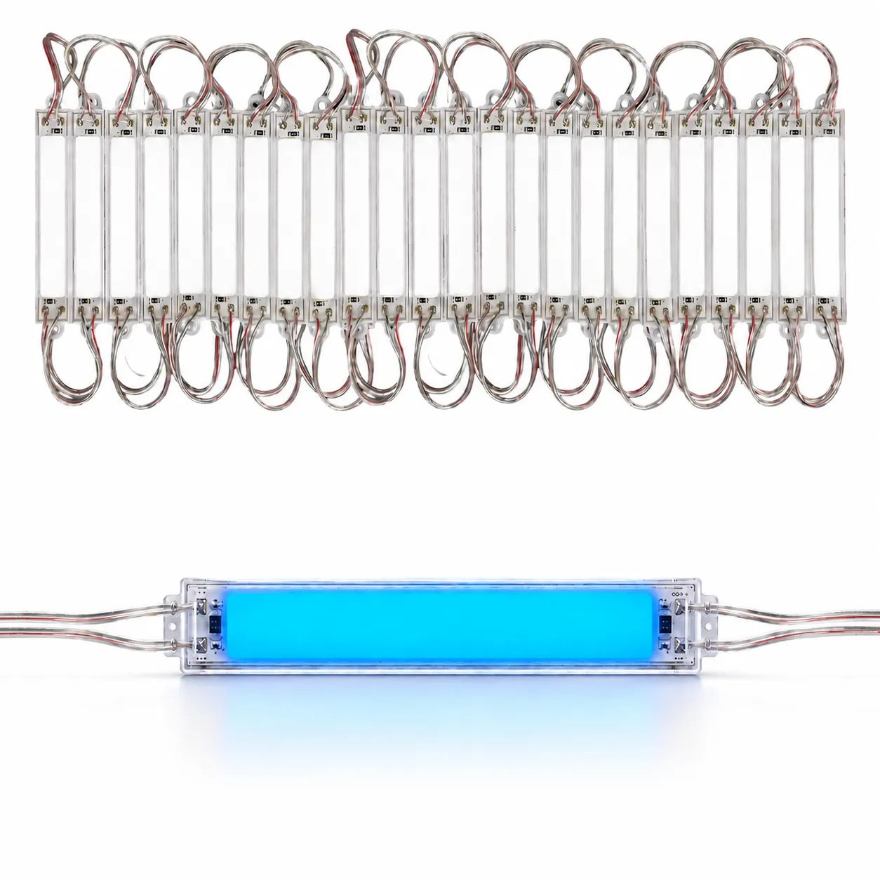 Modulo LED 2W cob (tira de 20 piezas) — Azul