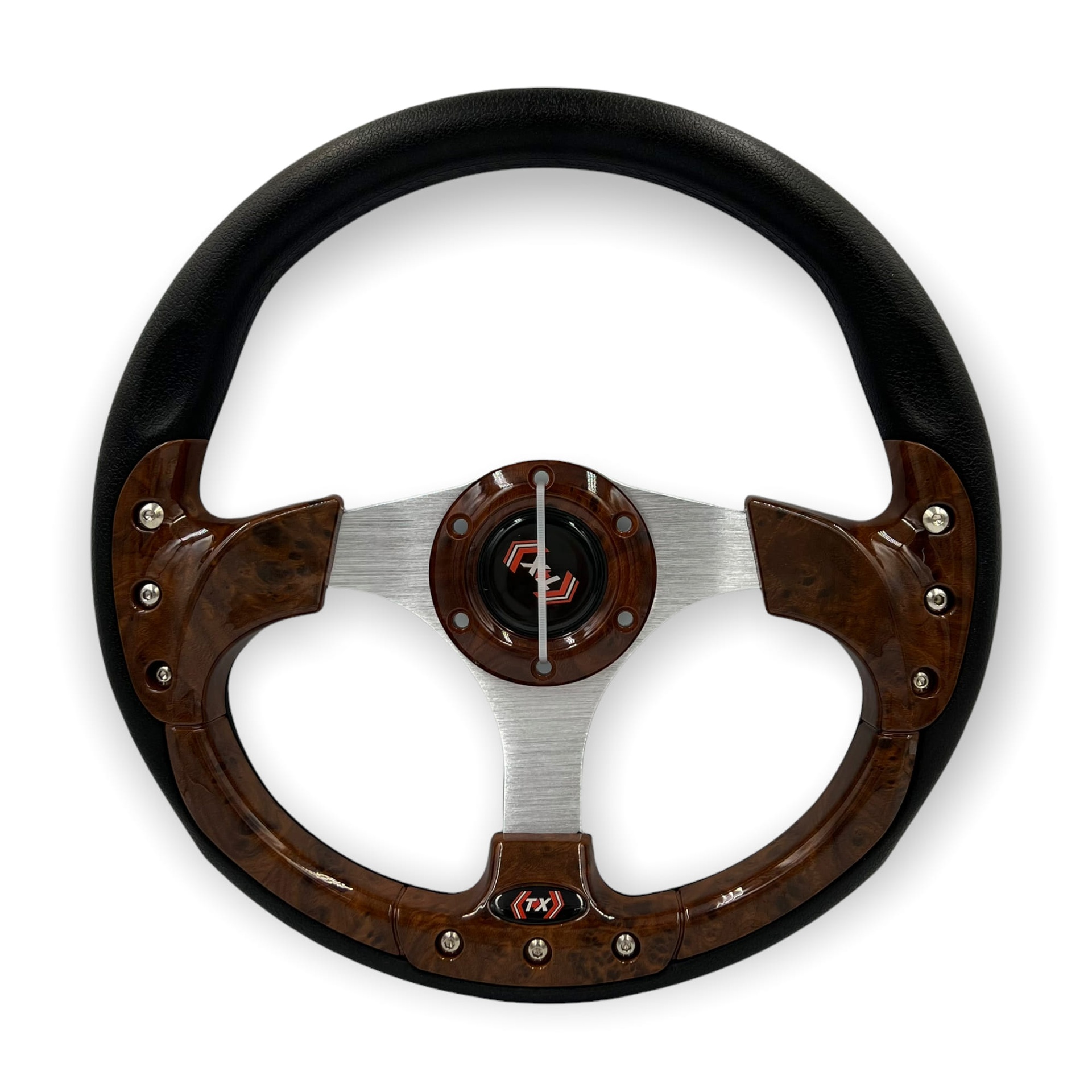 Volante automotriz madera