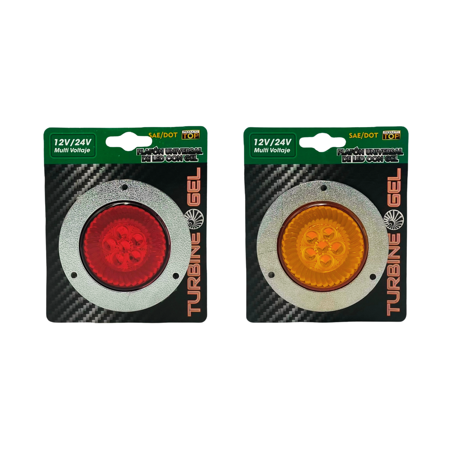 Plafón de 6 de LED de 2.5" arillo con luz GEL — foto 1 de 3