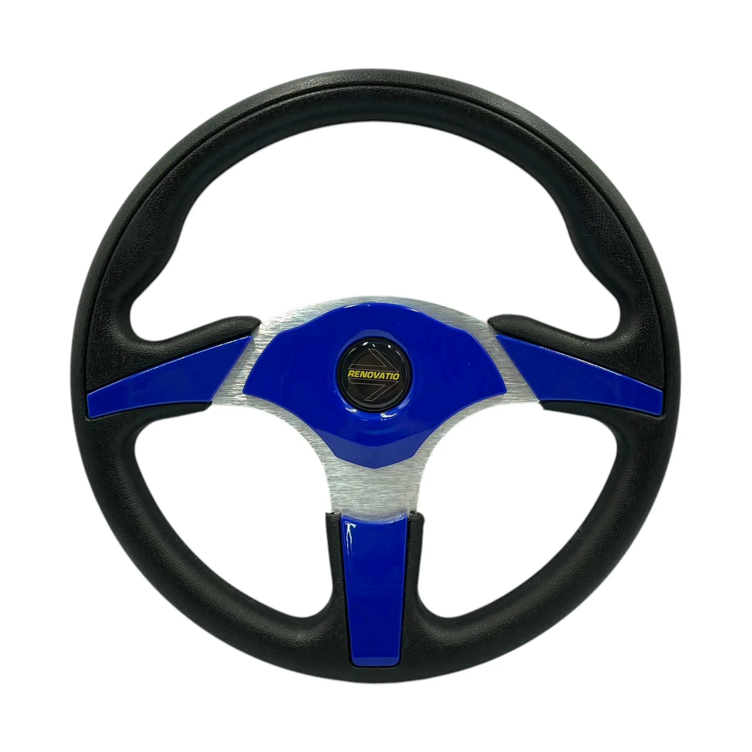 Volante automotriz azul