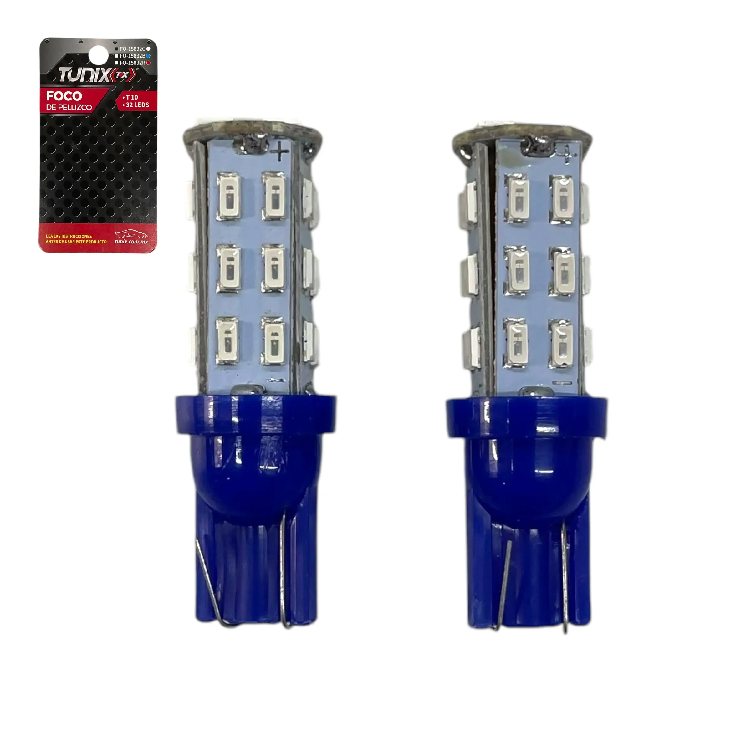 Foco tipo pellizco de 32 LED (colores disp.) — Azul