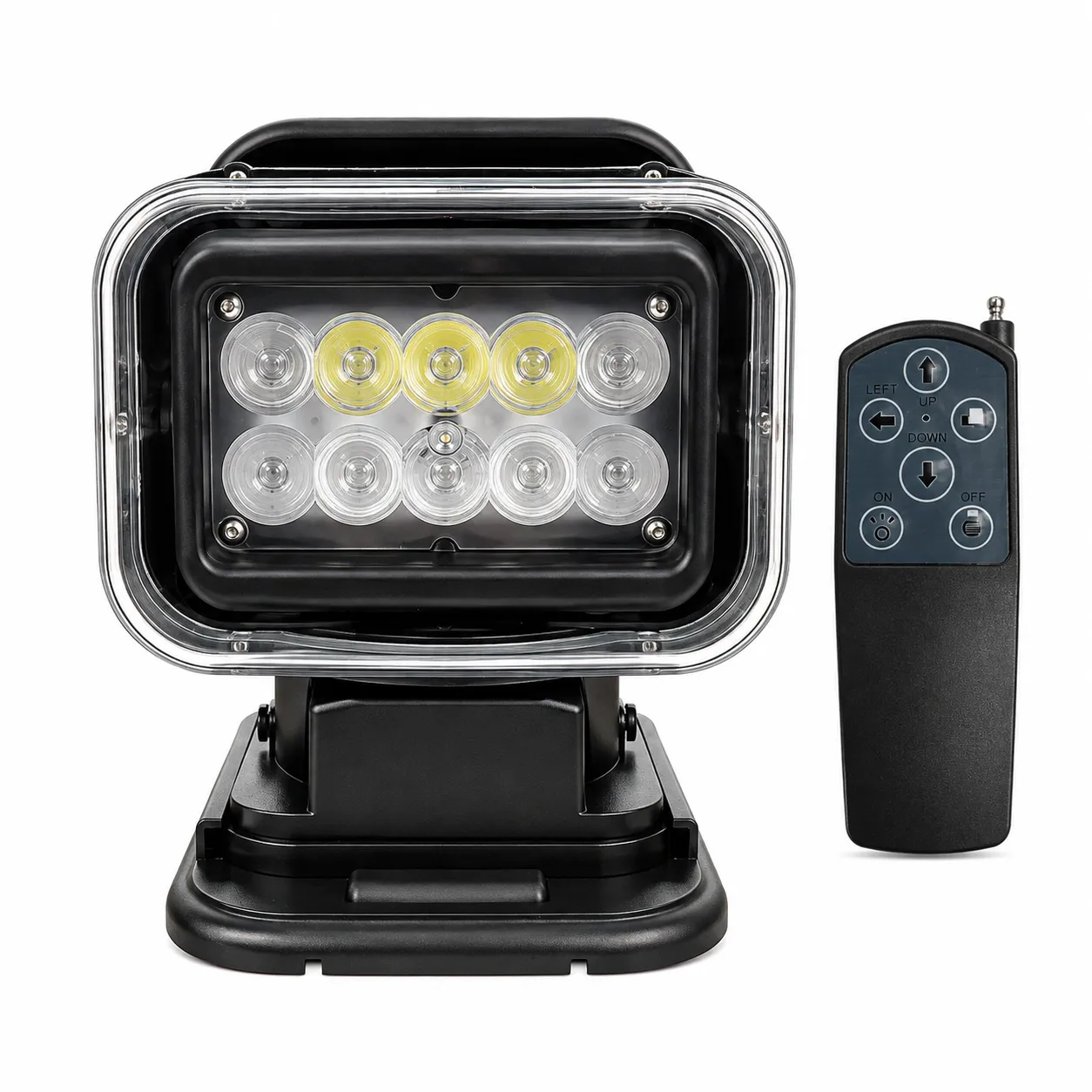 Faro LED movible con control blanco