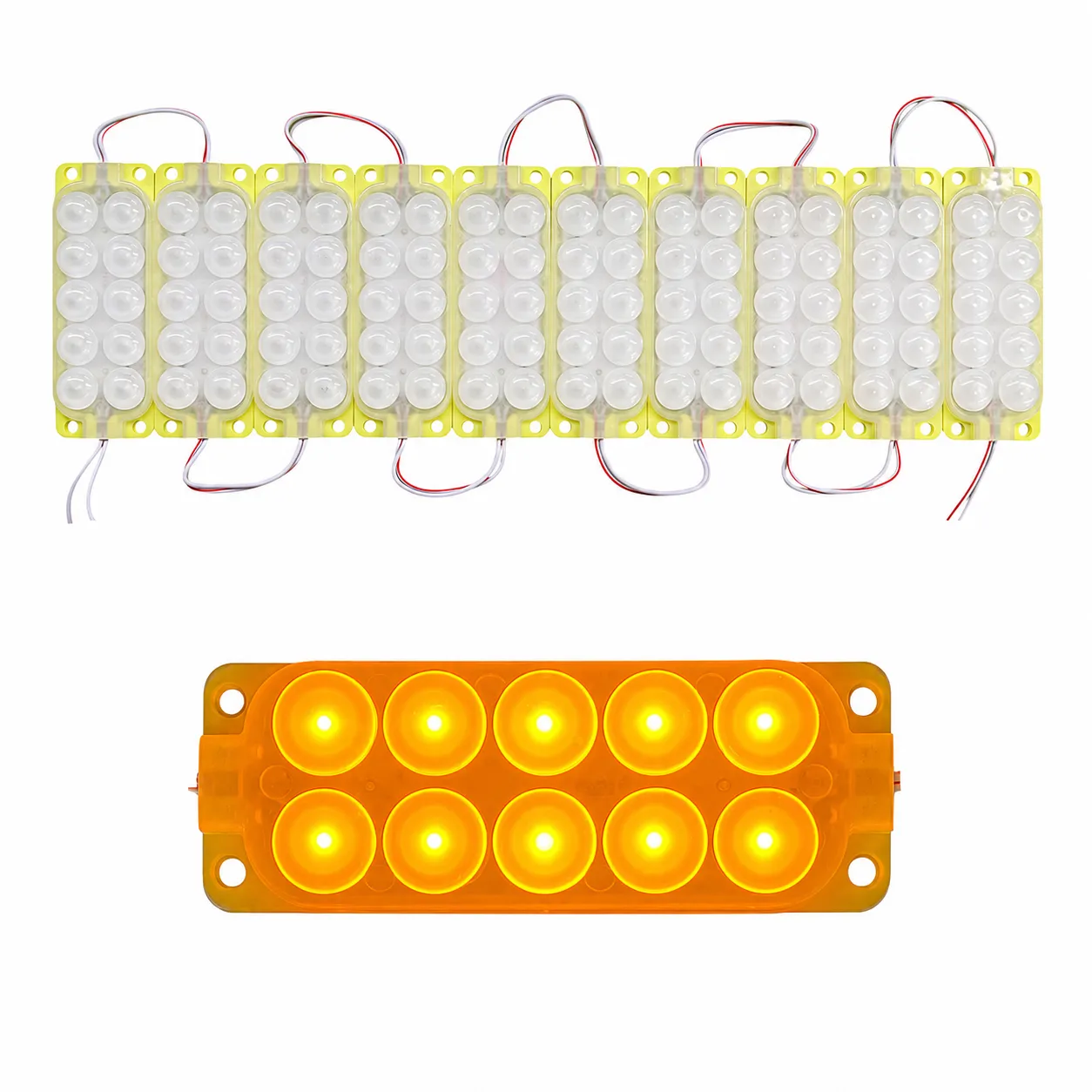 Módulo amarillo de 10 LED tira de 10 piezas