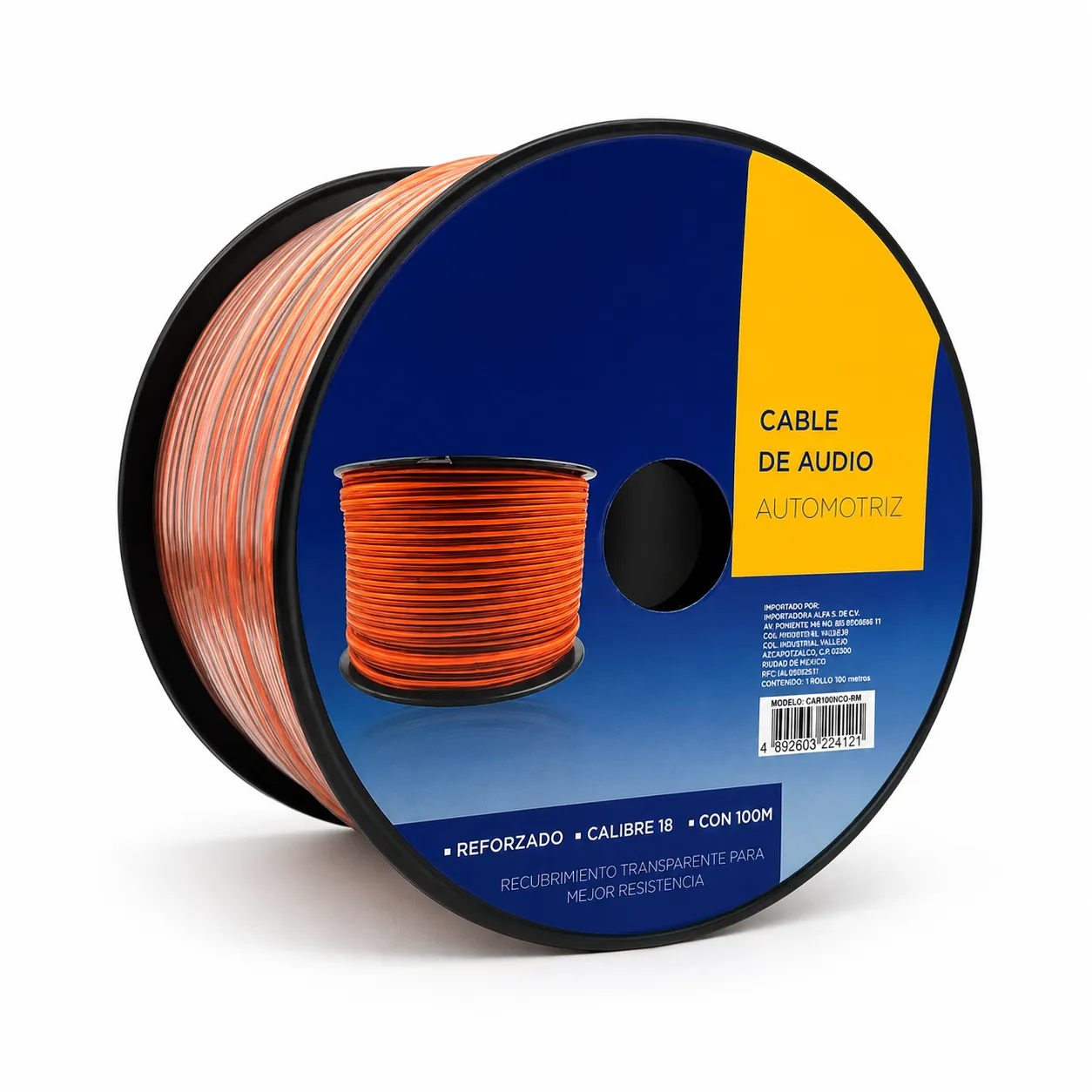 Cable de audio calibre 18 de alta calidad