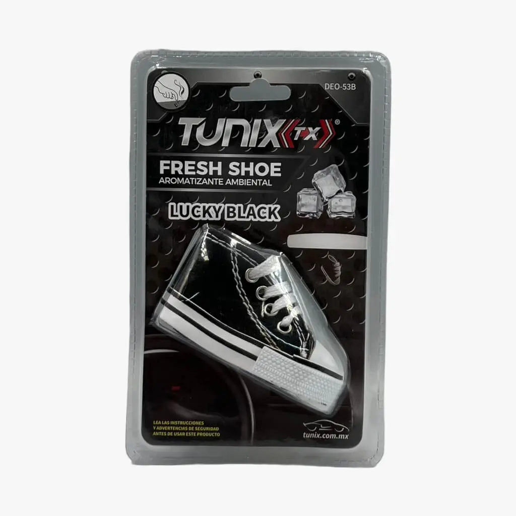 Aromatizante en forma de tenis varios aromas · Black Ice
