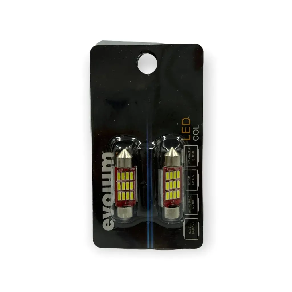 Foco interior tipo fusible con canbus — 41MM