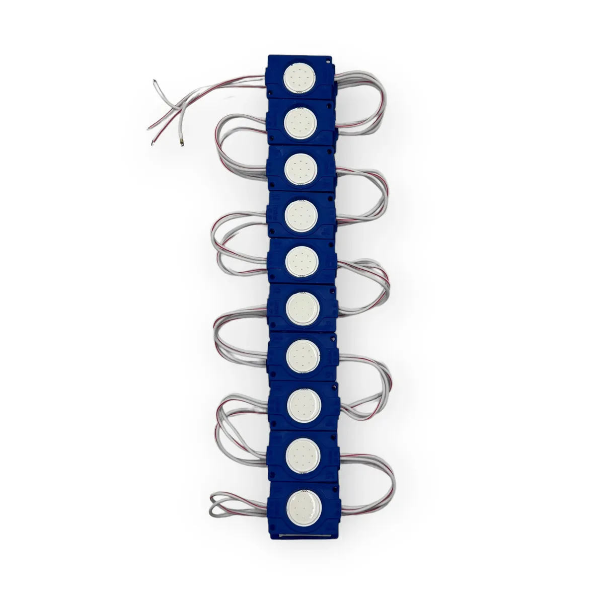 Modulo de 9 LED COB en varios colores tira de 20 piezas — Azul