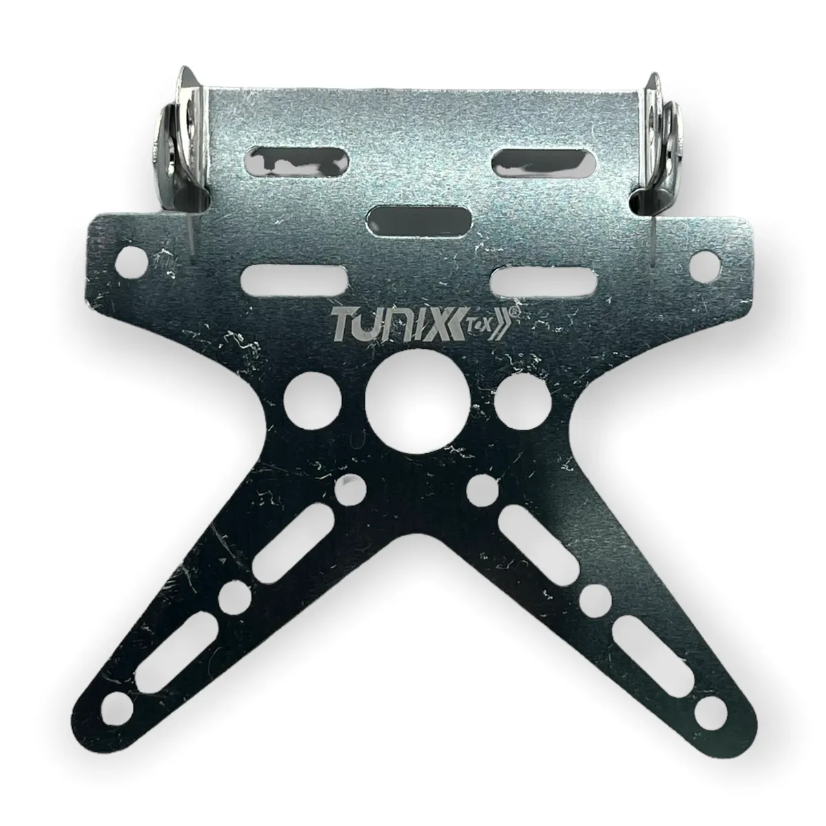 Portaplaca para moto — Plata