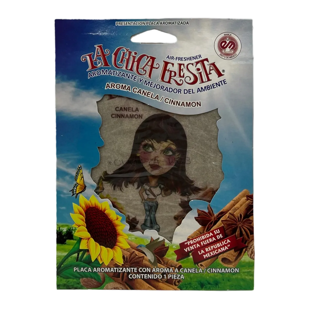 Placa aromatizante Chica fresa — Canela