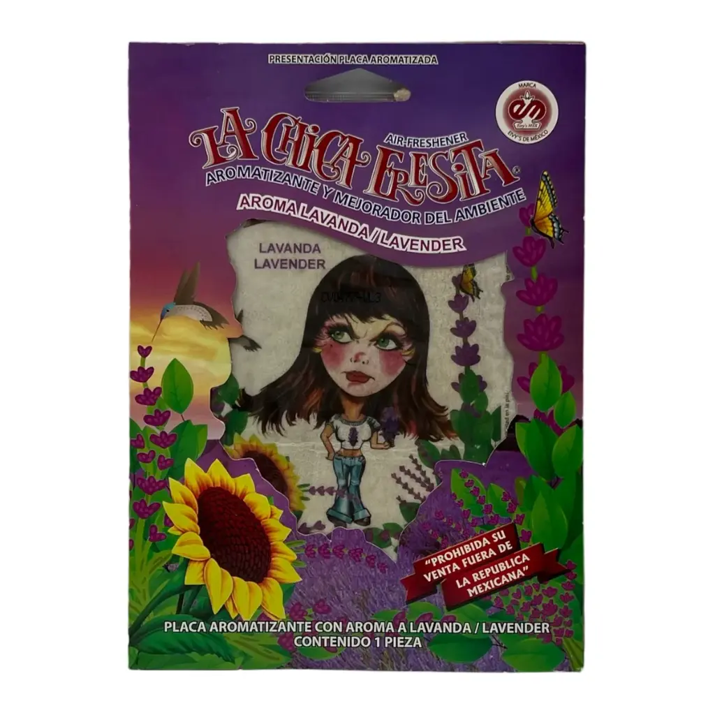 Placa aromatizante Chica fresa — Lavanda