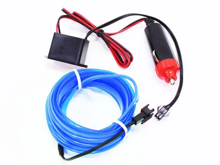 Hilo de LED neón varios colores — Azul hielo