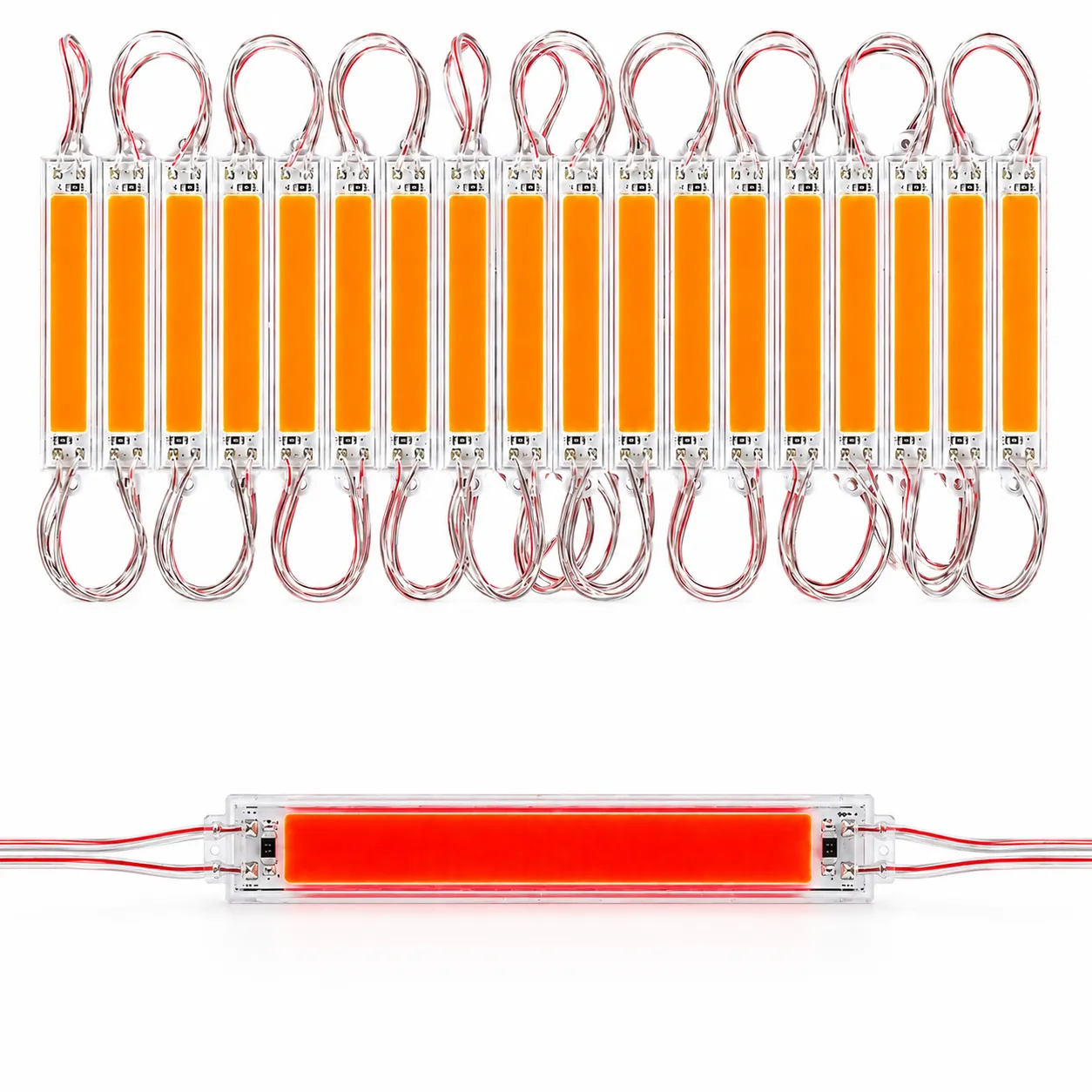 Modulo LED 2W cob (tira de 20 piezas) — Rojo