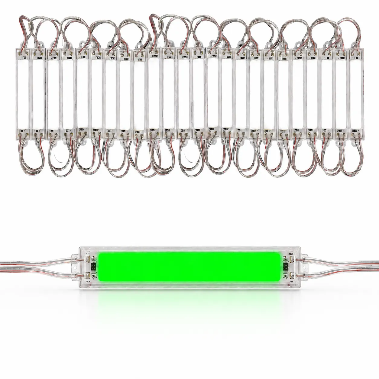 Modulo LED 2W cob (tira de 20 piezas) — Verde