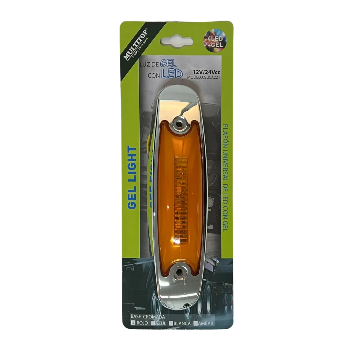 Plafón LED GLO tipo Peter Bilt · Ámbar