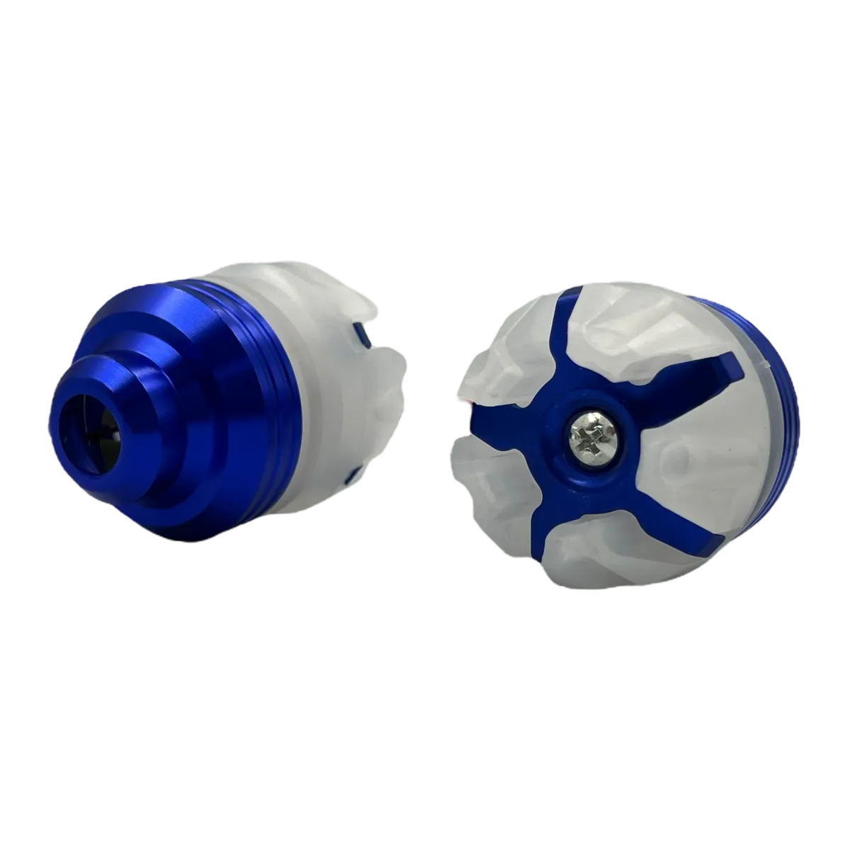 Slider para moto universal con luz · Azul