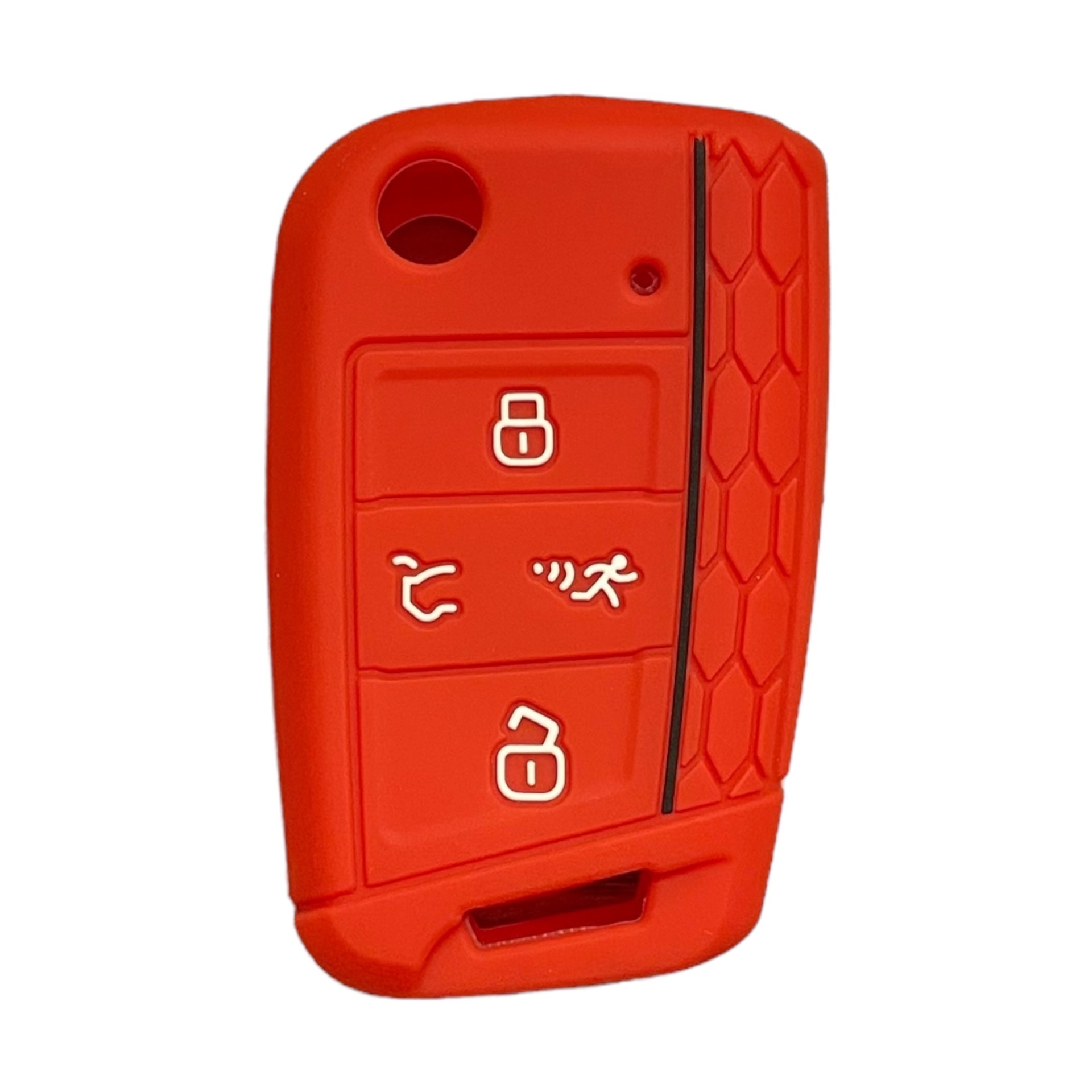 Funda de llave para VW nuevos modelos (2018-2021) — Rojo