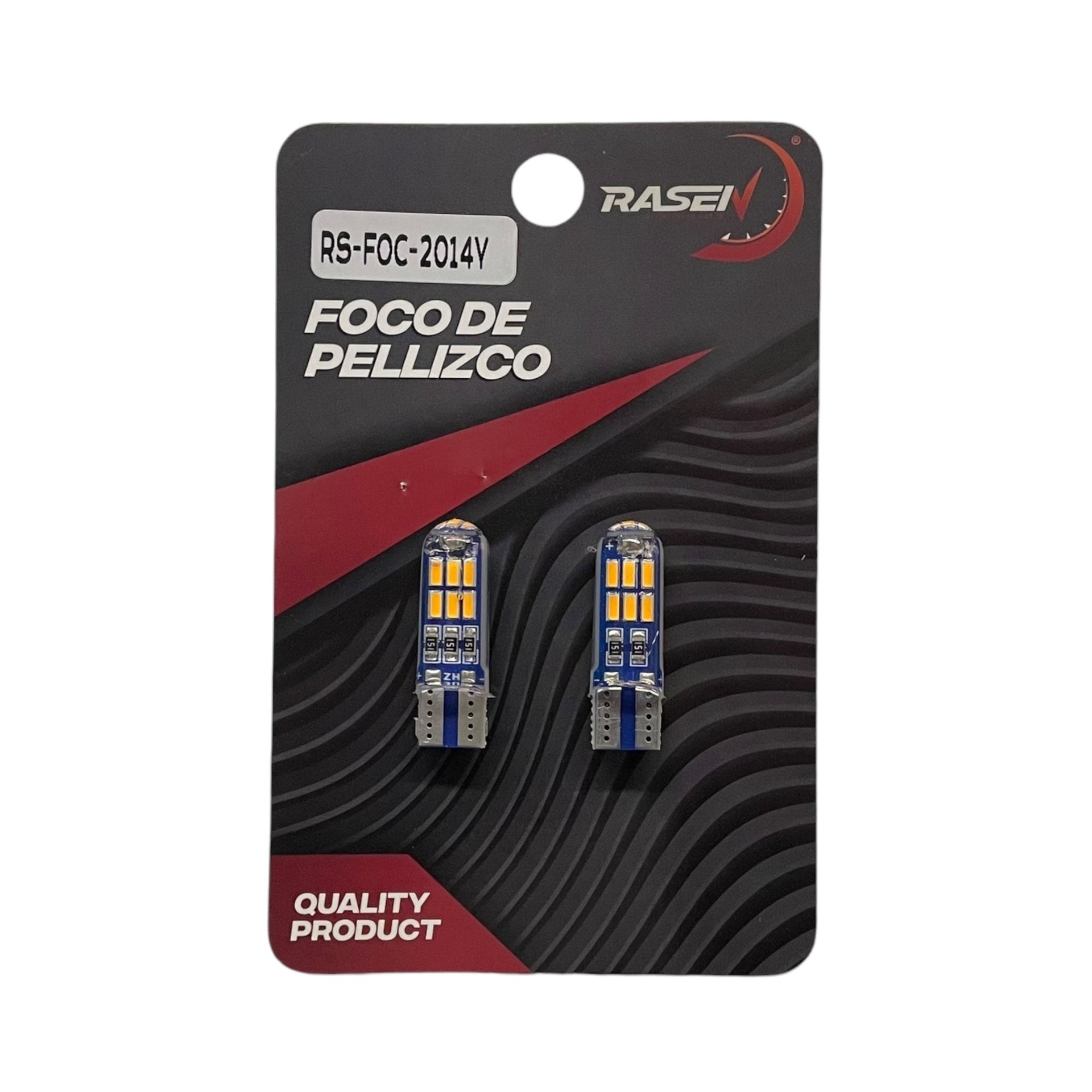 Foco de pellizco encapsulado con 15 Hyperled — Ámbar