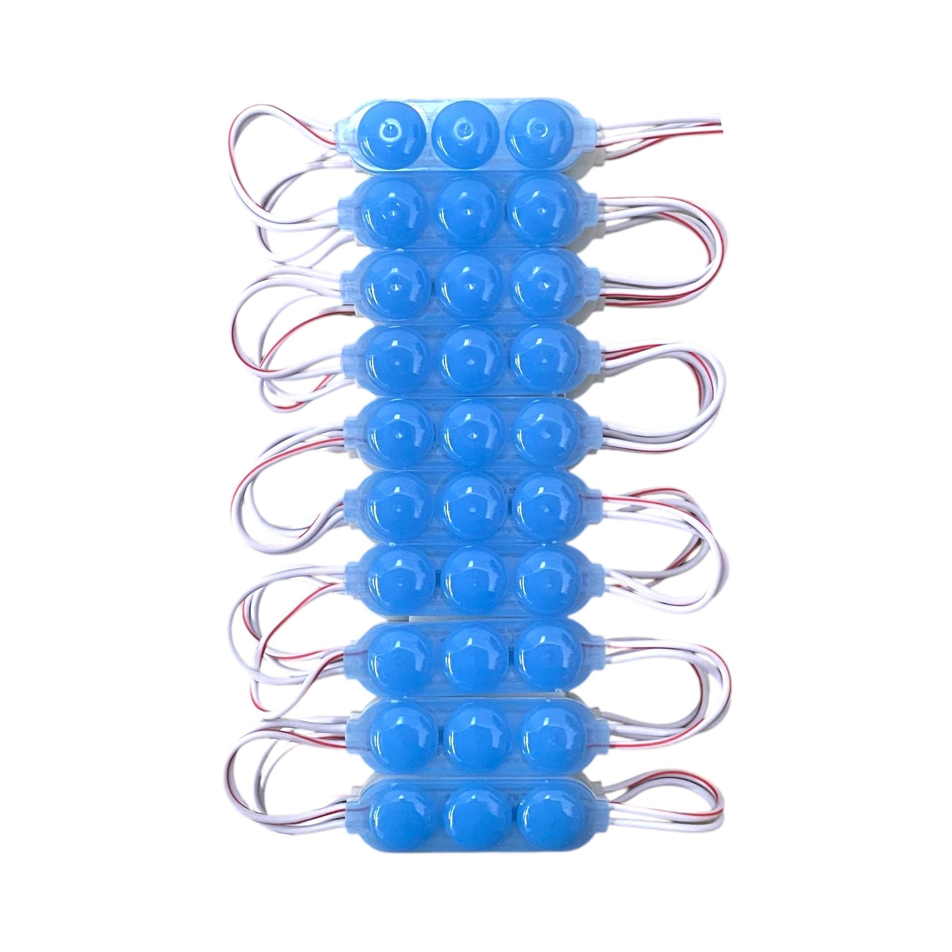 Tira de modulo LED tipo pastilla (tira de 20 piezas) — Azul