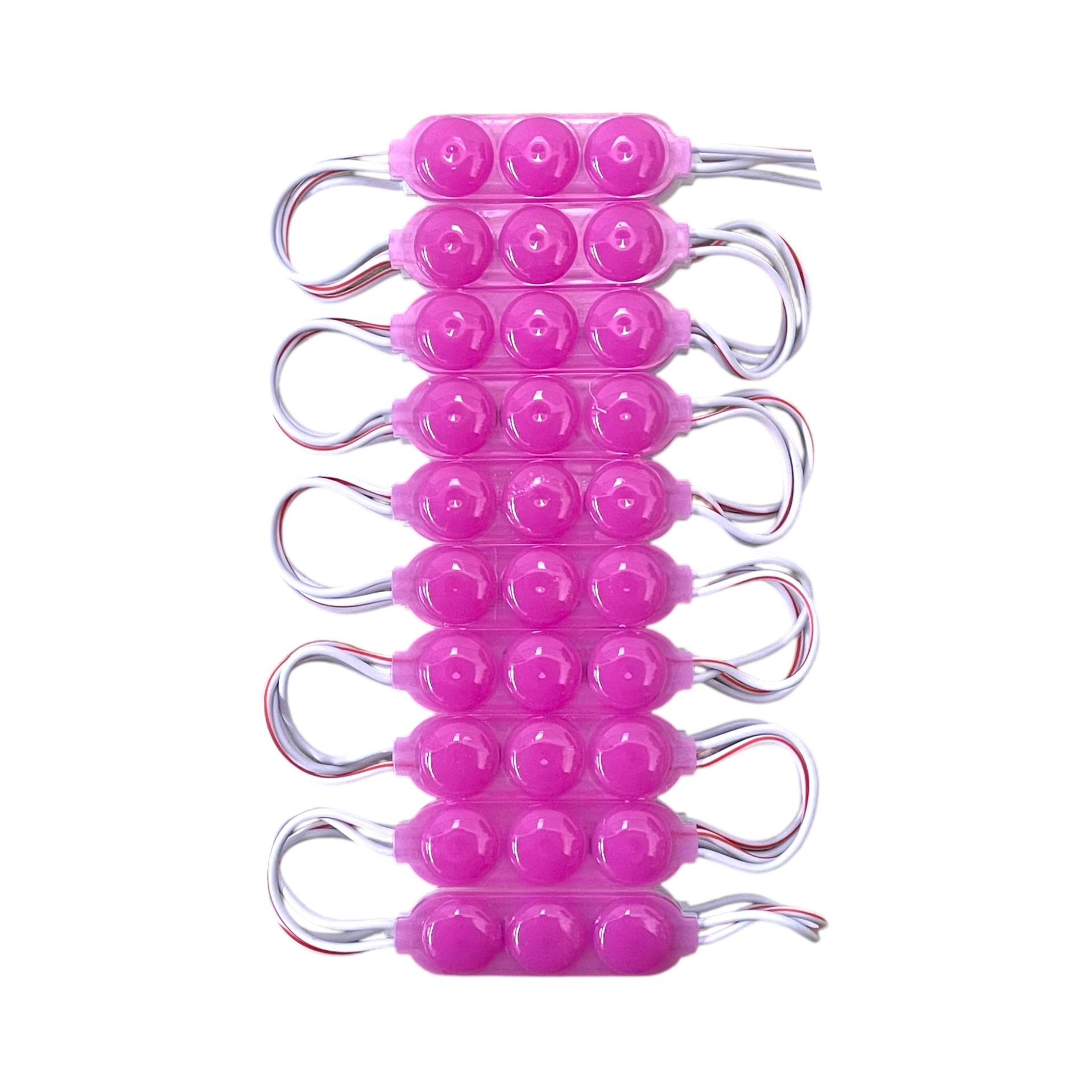 Tira de modulo LED tipo pastilla (tira de 20 piezas) — Morado