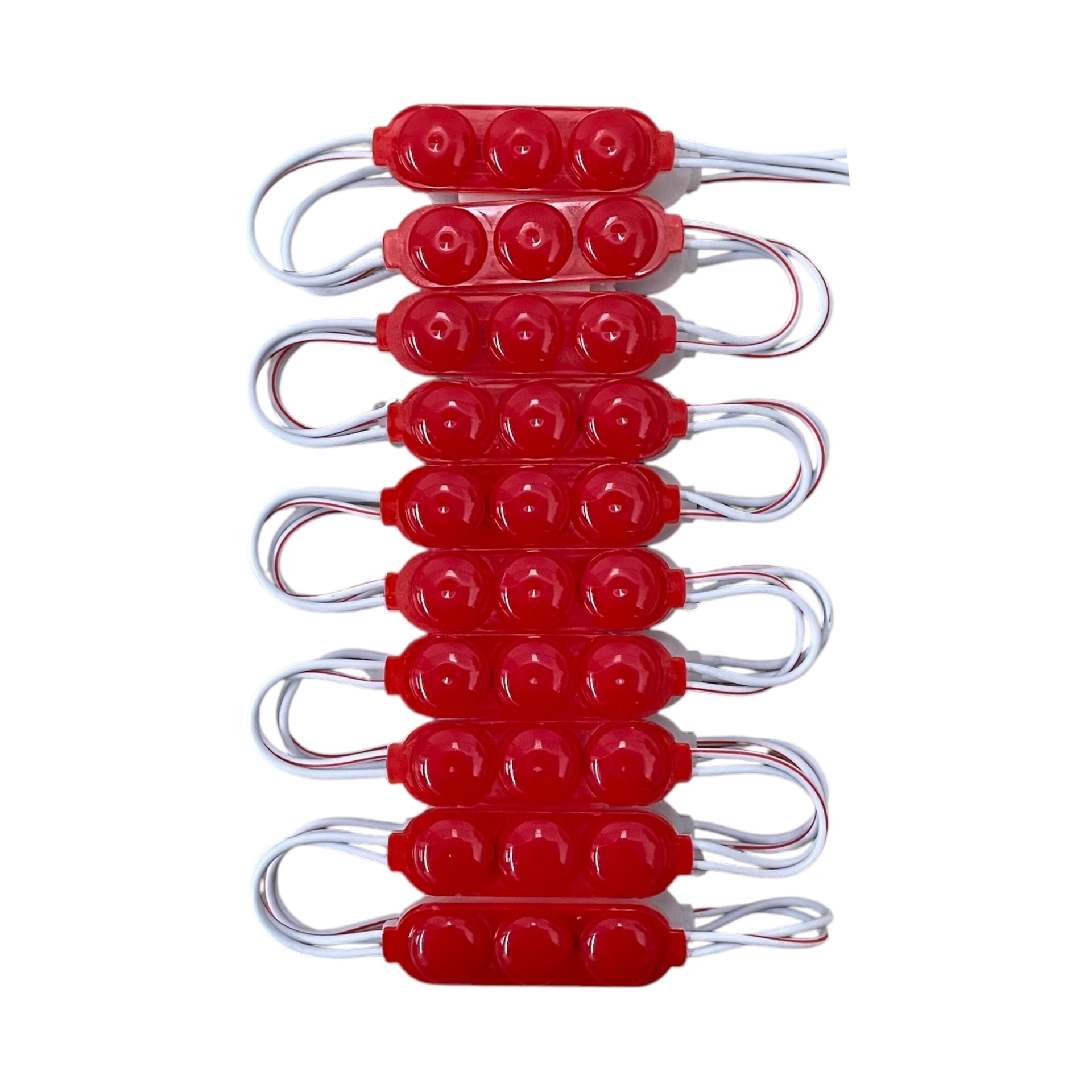 Tira de modulo LED tipo pastilla (tira de 20 piezas) — Rojo