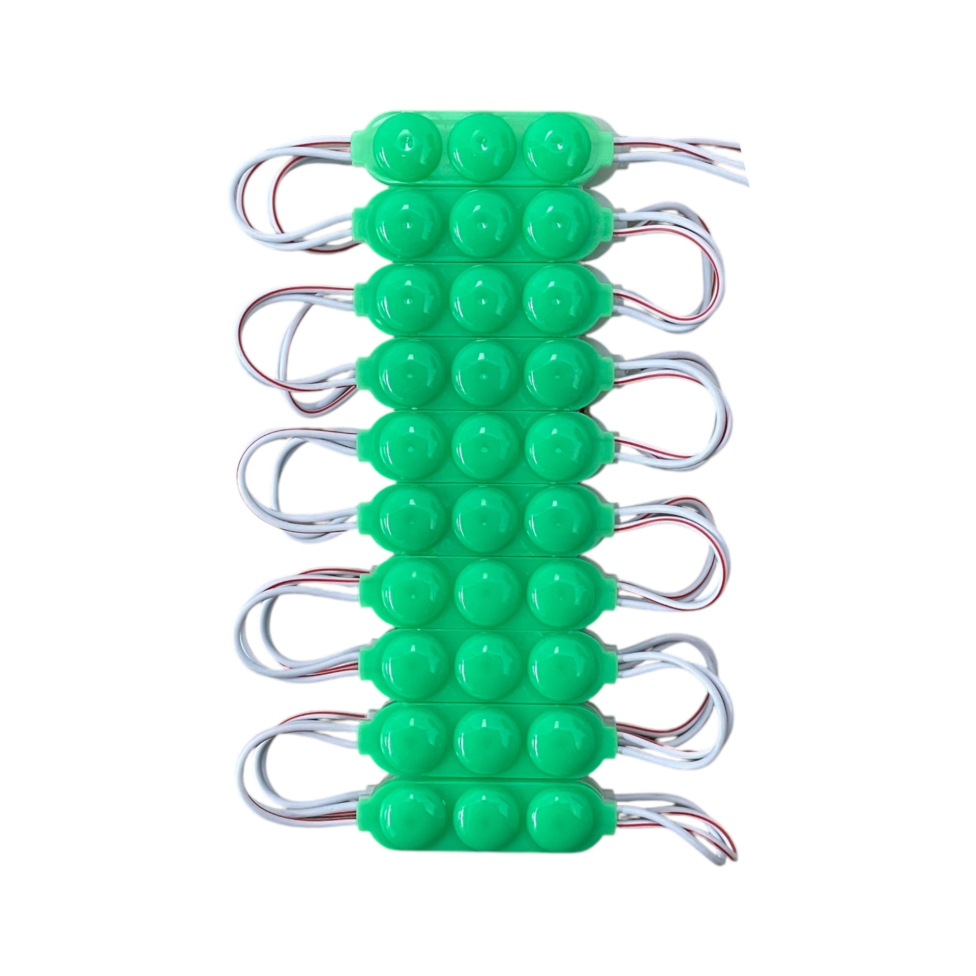 Tira de modulo LED tipo pastilla (tira de 20 piezas) — Verde