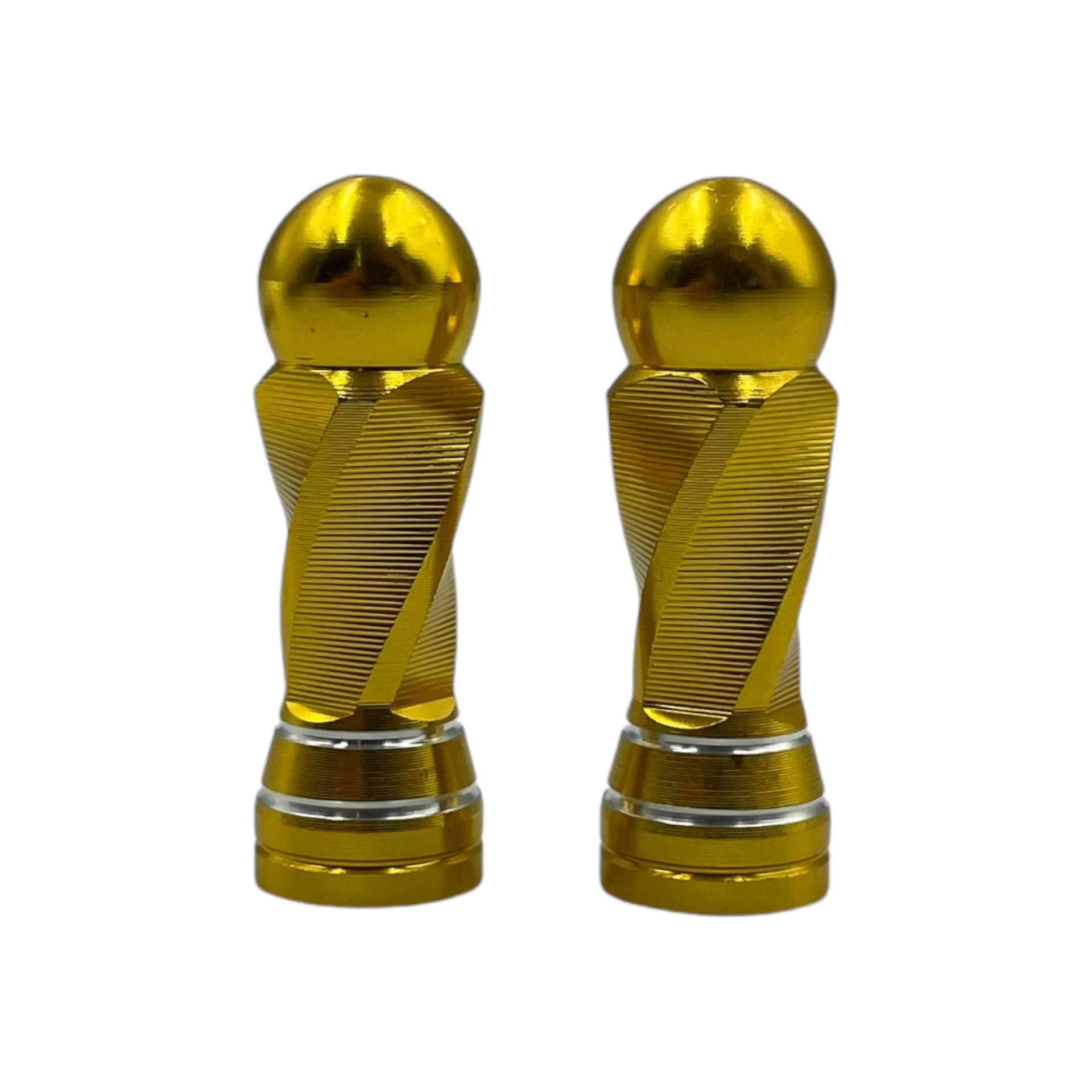 Tapon de valvula tipo copa — Dorado