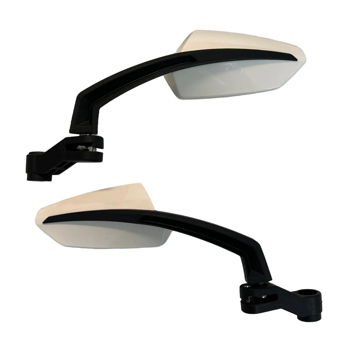 Espejo para moto tipo flecha · Carbono