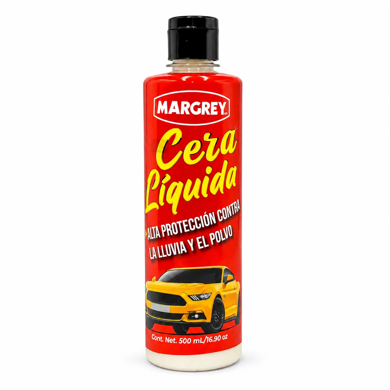 Cera líquida carnauba Margrey de 500 ml.
