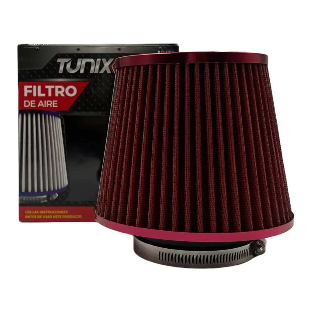 Filtro de aire universal — Rojo