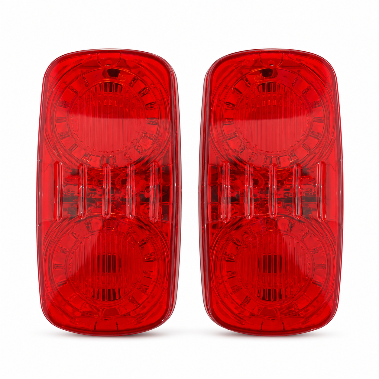 Plafón direccional luz optica tipo "Hella" · Rojo