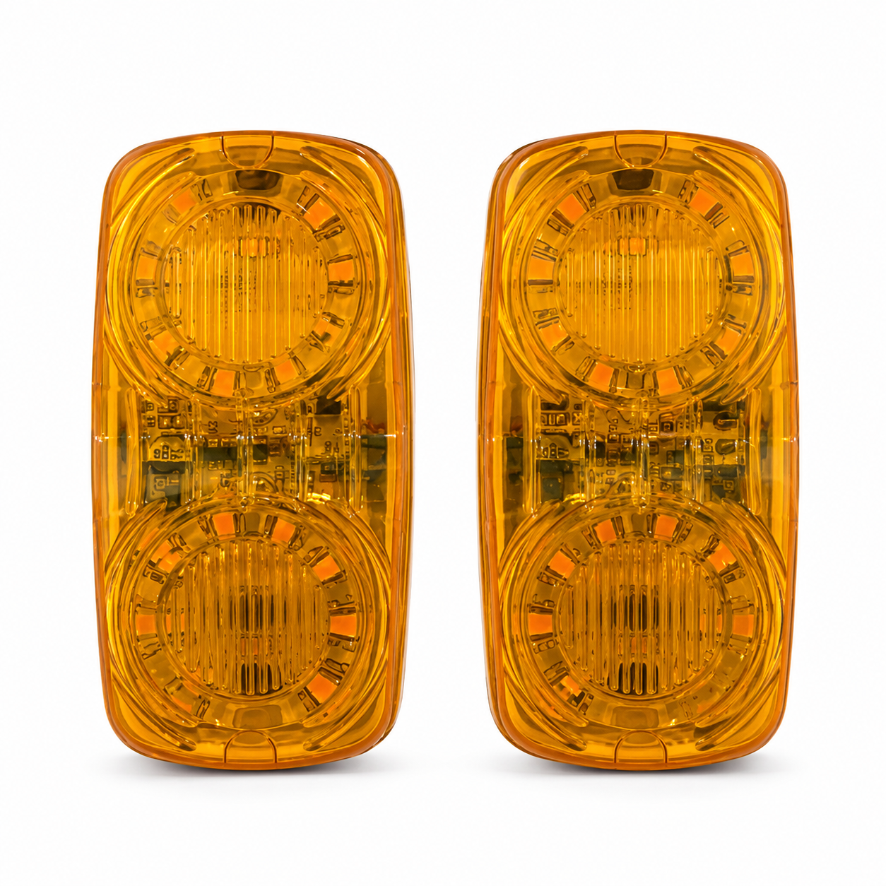 Plafón direccional luz optica tipo "Hella" · Ámbar