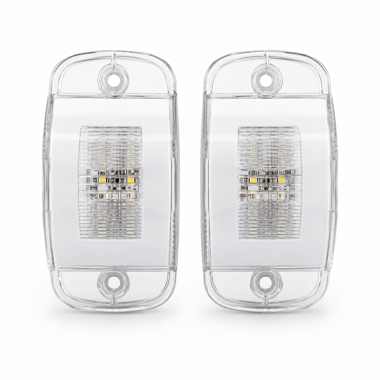 Plafón lateral para camión con GLO — Blanco