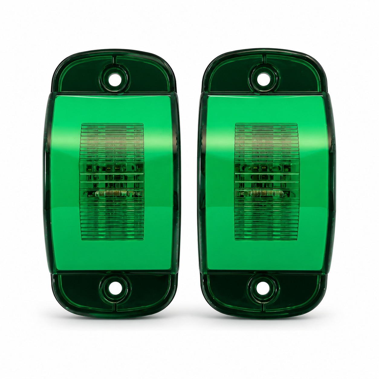 Plafón lateral para camión con GLO — Verde