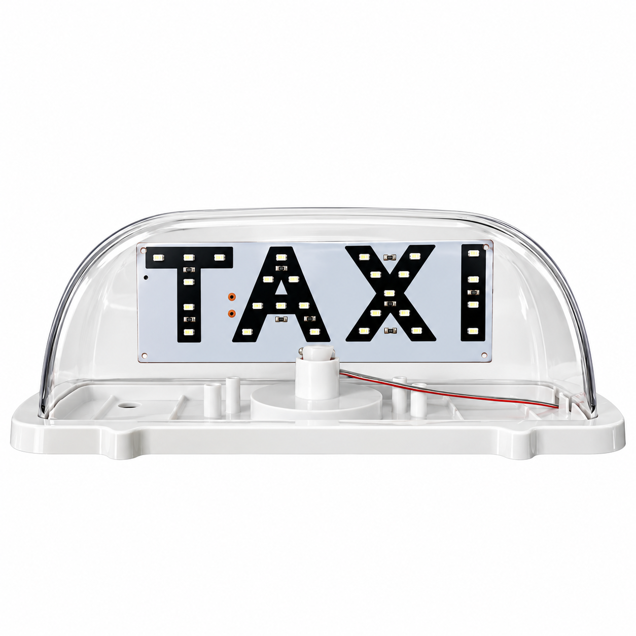 Copete de taxi con luz LED roja — foto 2 de 2