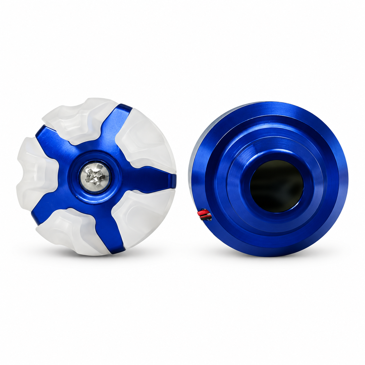 Slider para motocicleta con luz rgb y carcaza de color — Azul