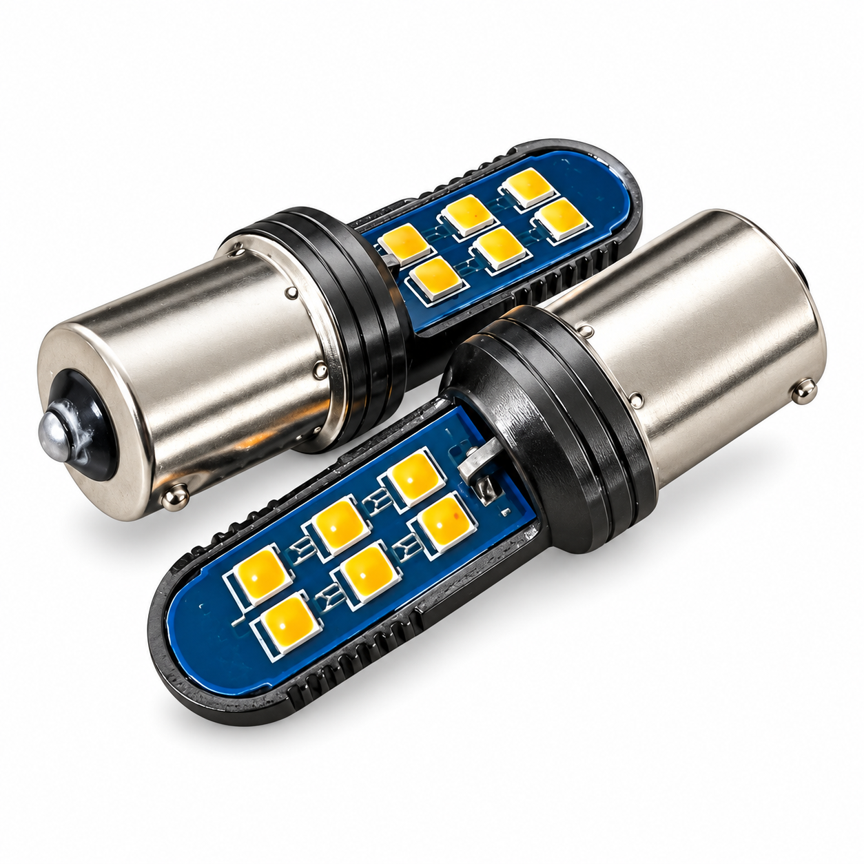 Foco de un polo 1141 con 12 hiperled — Ámbar