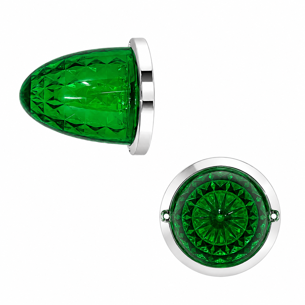 Plafon para camion tipo diamante grande 12/24V — Verde