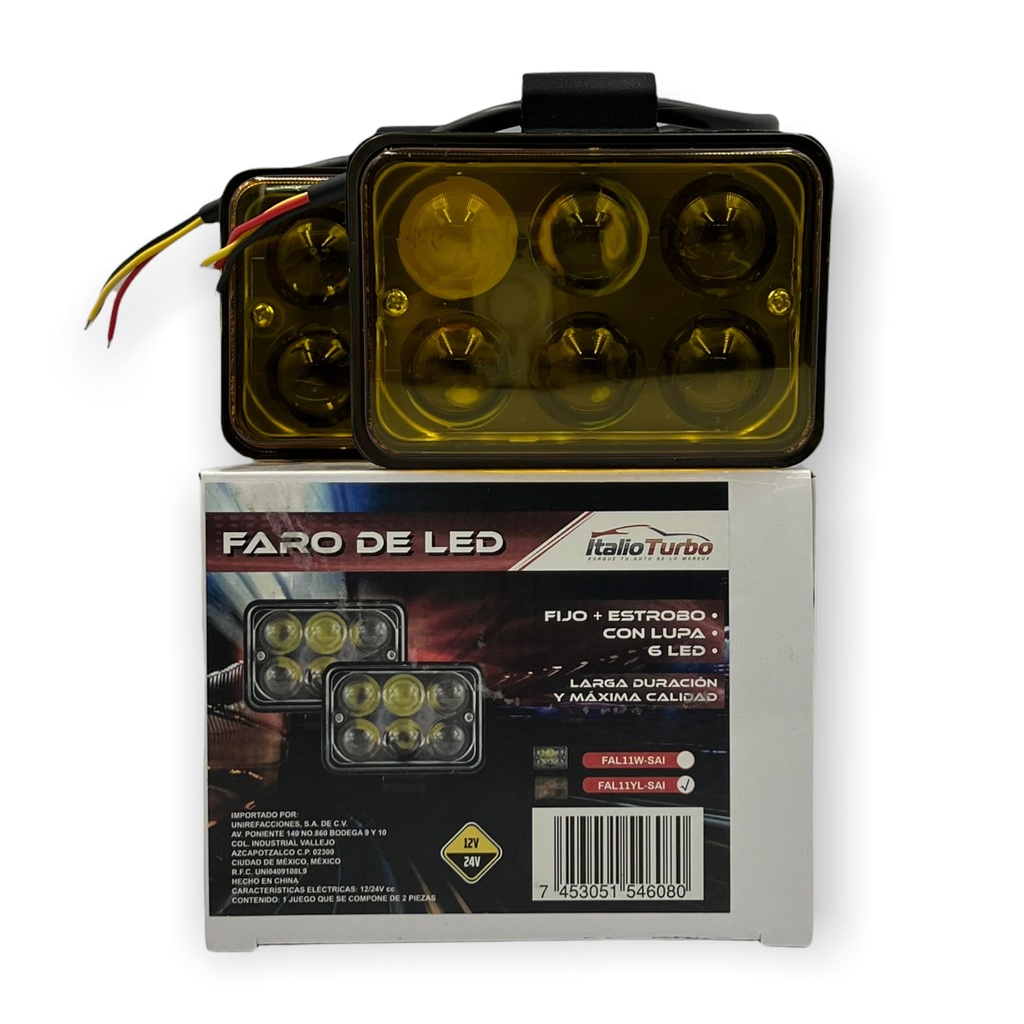 Faro de 6 lupas