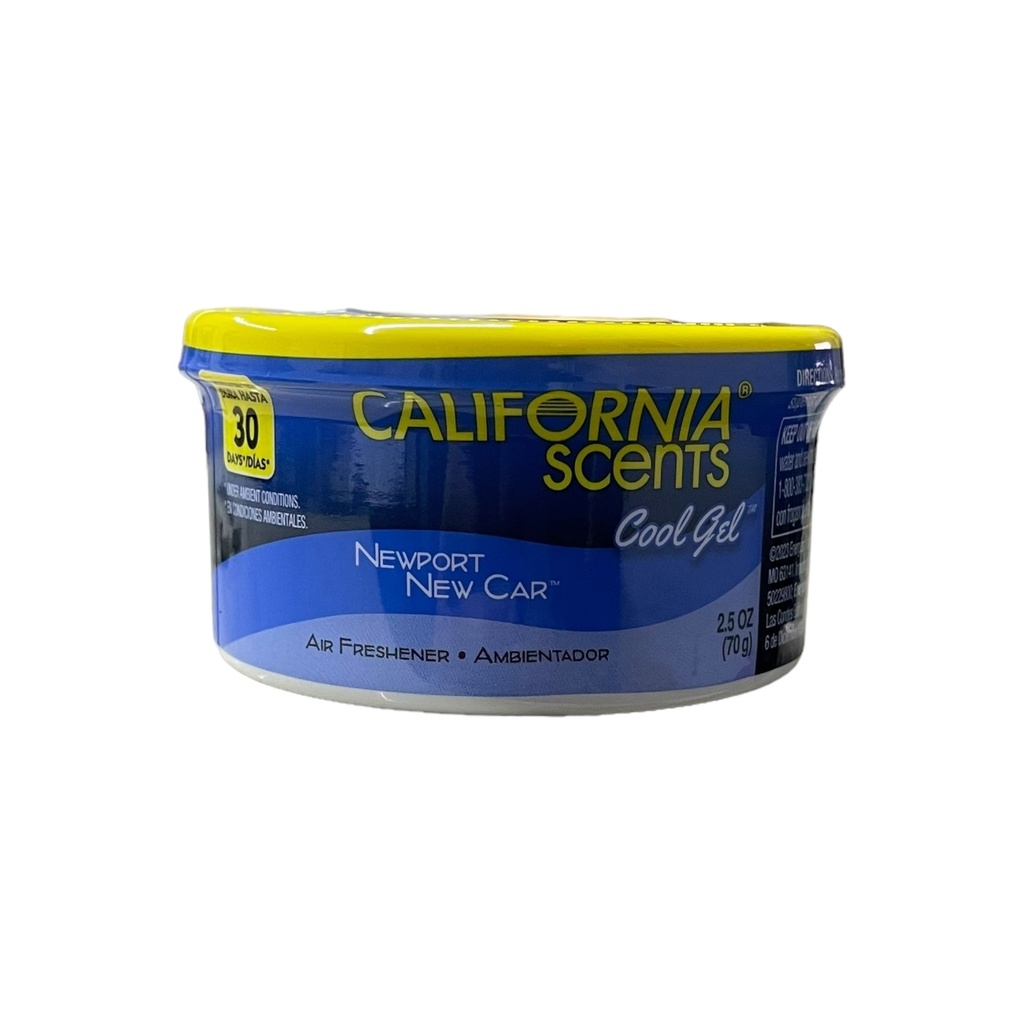 Aromatizante California en gel new car de 12 piezas
