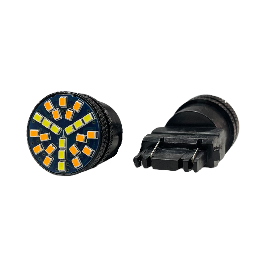 Foco 3157 de 24 LED bicolor 12V