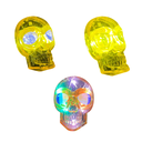 Faro LED tipo calavera bicolor y Rgb con carcasa de color 
