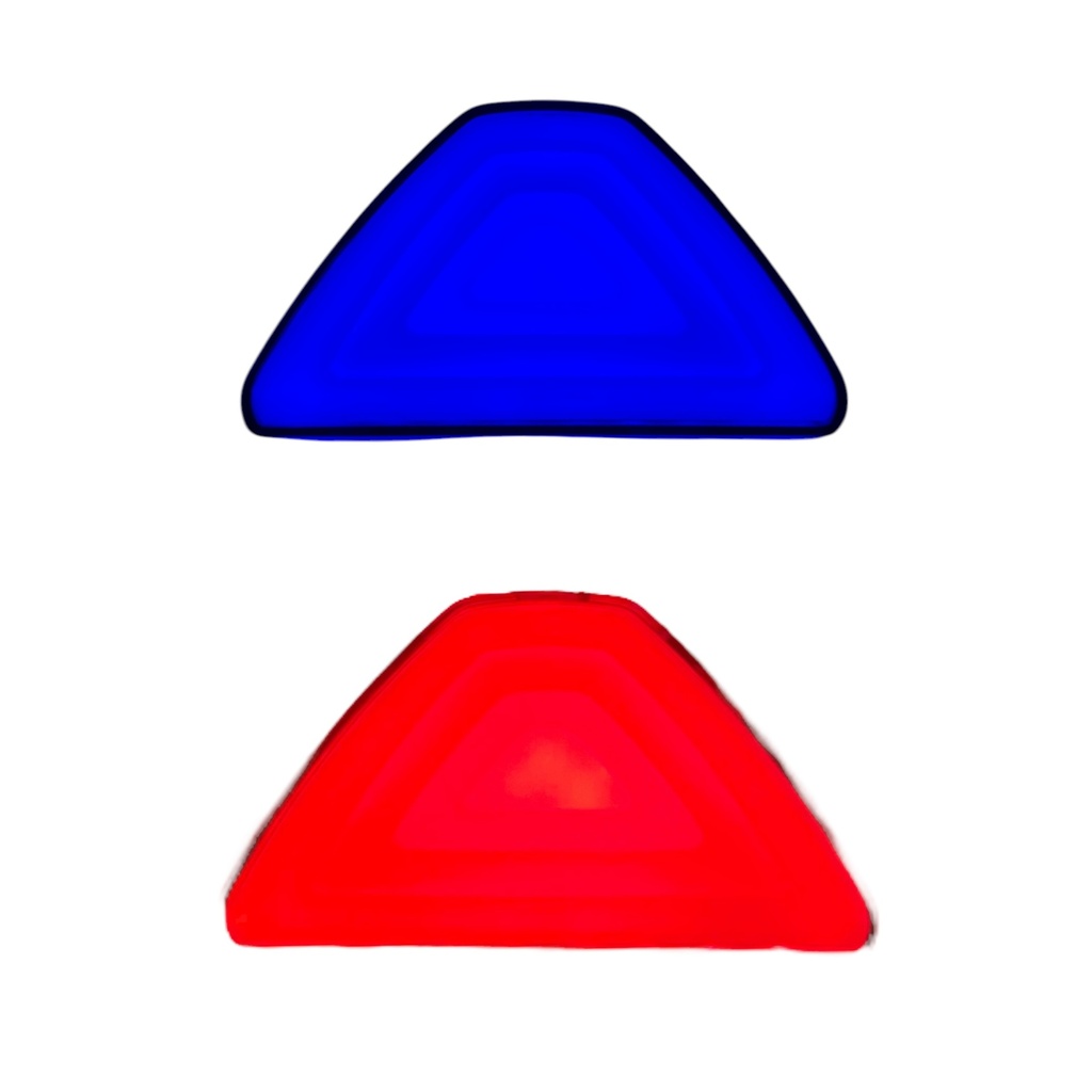 Luz de stop universal LED (azul/rojo) con funciones	