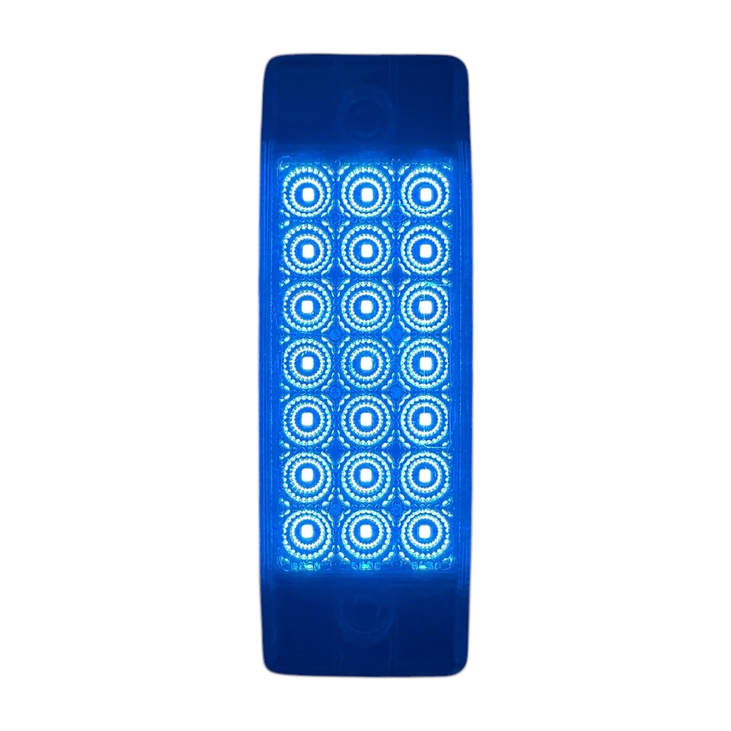 Plafón rectangular transparente 