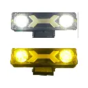 Barra LED de alta intensidad con DRL rojo-azul.webp
