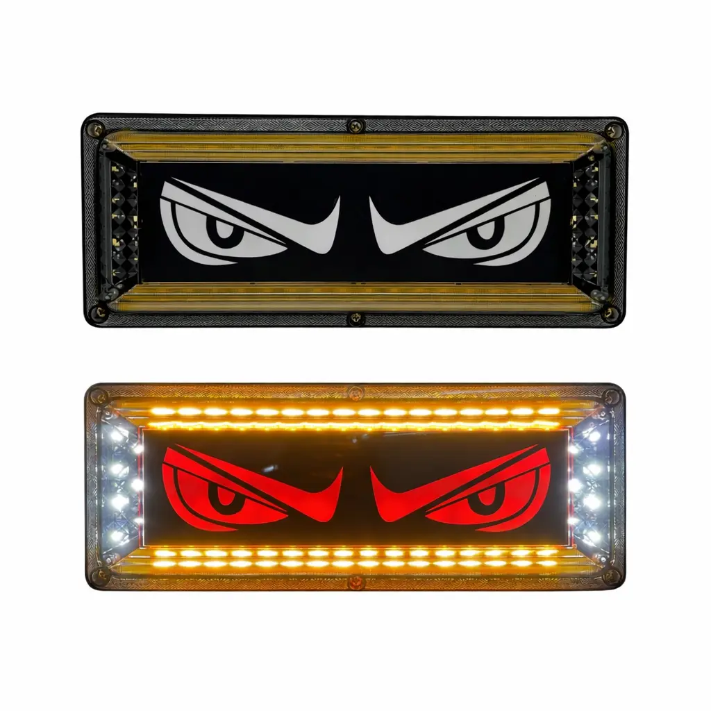 Plafón LED tipo ojos enojados para camión