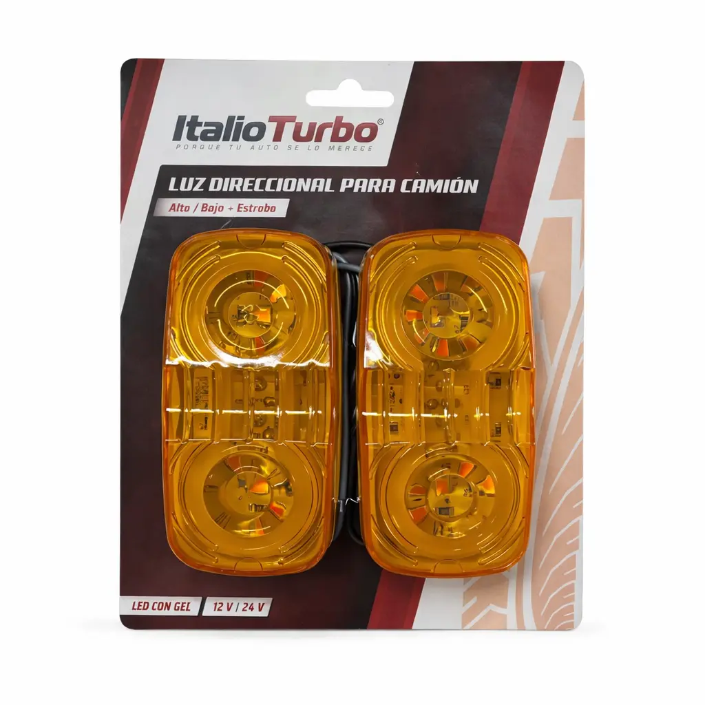 Plafón direccionales LED ambar con arillo 