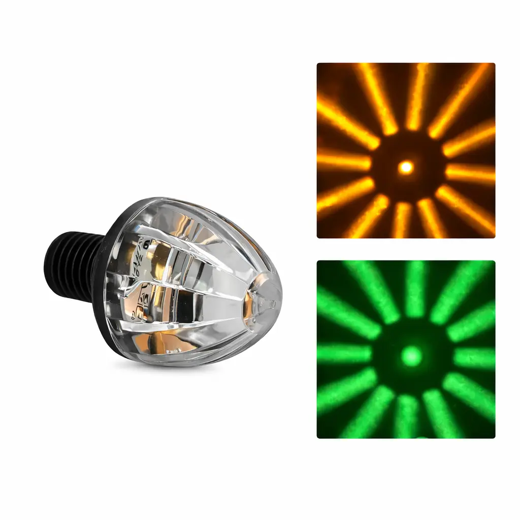 Plafon mini watermelon ambar/verde (bolsa de 10 piezas)