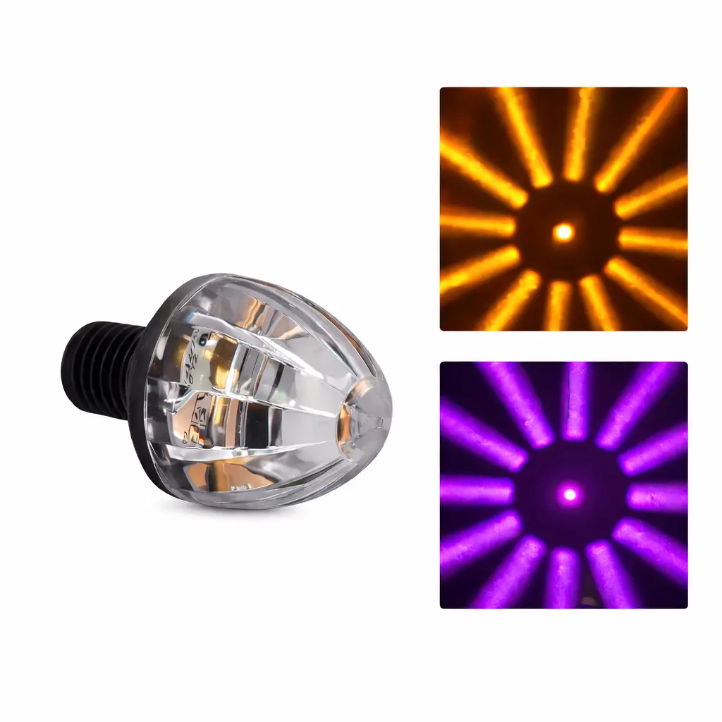 Plafon mini watermelon ambar/morado (bolsa de 10 piezas)