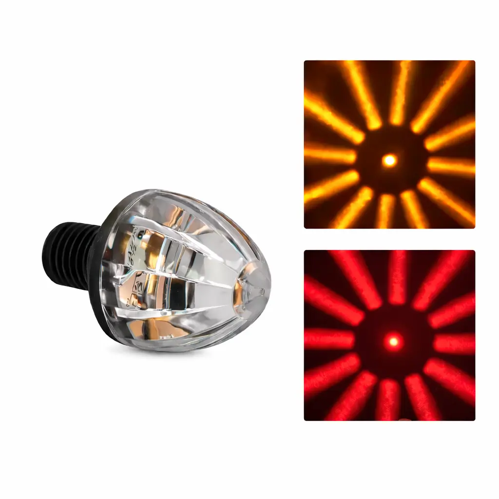 Plafon mini watermelon ambar/rojo (bolsa de 10 piezas)