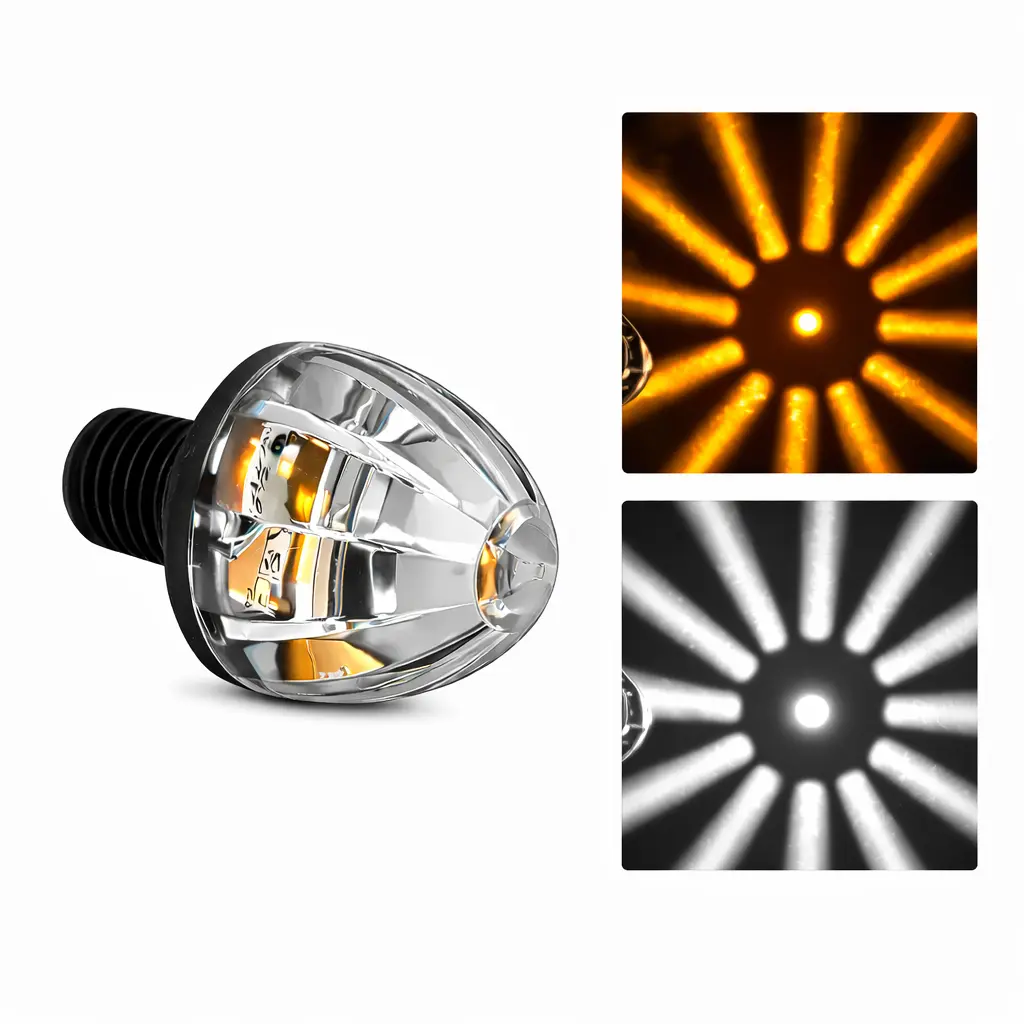 Plafon mini watermelon ambar/blanco (bolsa de 10 piezas)